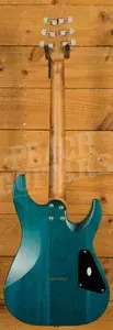Schecter C-1 Standard Plus - Roasted Maple - Blue Fade - Left-Handed