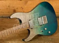Schecter C-1 Standard Plus - Roasted Maple - Blue Fade - Left-Handed