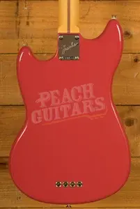 Fender American Professional Classic Mustang Bass - Maple - Faded Dakota Red