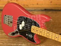 Fender American Professional Classic Mustang Bass - Maple - Faded Dakota Red
