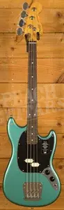 Fender American Professional Classic Mustang Bass - Rosewood - Faded Sherwood Green Metallic