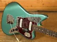 Fender American Professional Classic Jaguar - Rosewood - Faded Sherwood Green Metallic