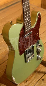 Fender Custom Shop Limited 64 Tele - Relic Aged Sage Green Metallic