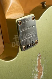 Fender Custom Shop Limited 64 Tele - Relic Aged Sage Green Metallic