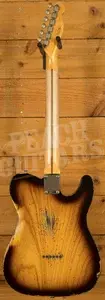 Fender Custom Shop 52 Tele Left-Handed - Heavy Relic 2-Tone Sunburst