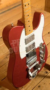 Fender Stories Collection Mike Campbell Red Dog Telecaster - Maple - Red Dog Red