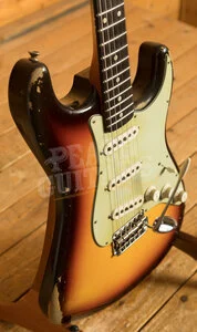 Fender Custom Shop Masterbuilt Levi Perry 62 Strat - Relic Chocolate 3-Tone Sunburst