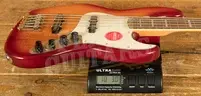 Squier Classic Vibe Active '70s Jazz Bass V - Laurel - Sienna Sunburst