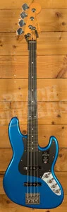 Fender American Ultra II Jazz Bass - Ebony - Noble Blue