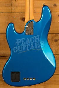 Fender American Ultra II Jazz Bass - Ebony - Noble Blue