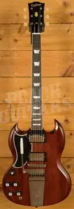 Epiphone Inspired By Gibson Custom 1964 SG Standard w/Maestro Vibrola Reissue | Cherry Red *Left-Handed*