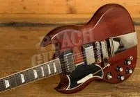 Epiphone Inspired By Gibson Custom 1964 SG Standard w/Maestro Vibrola Reissue | Cherry Red *Left-Handed*
