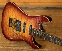 Tom Anderson Drop Top | Dark Cherry Burst with Binding