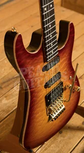 Tom Anderson Drop Top | Dark Cherry Burst with Binding