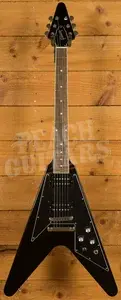 Gibson Peach European Exclusive | 70s Flying V - Ebony *B-Stock*