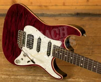 Tom Anderson Hollow Drop Top Classic | Cajun Red with Binding