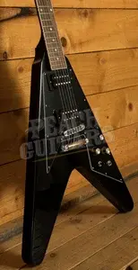 Gibson Peach European Exclusive | 70s Flying V - Ebony *B-Stock*