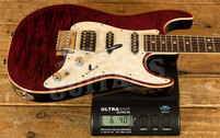 Tom Anderson Hollow Drop Top Classic | Cajun Red with Binding