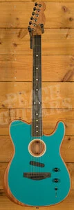Fender Limited Edition American Acoustasonic Telecaster - Ebony - Ocean Turquiose