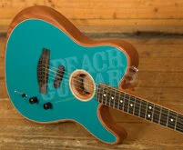 Fender Limited Edition American Acoustasonic Telecaster - Ebony - Ocean Turquiose