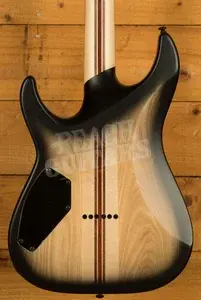 Schecter C-1 Pale Moon Ebony - Richlite - Satin Natural Black Burst
