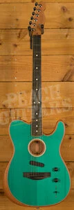 Fender Limited Edition American Acoustasonic Telecaster - Ebony - Aqua Teal