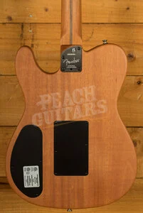 Fender Limited Edition American Acoustasonic Telecaster - Ebony - Aqua Teal