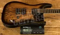Schecter C-1 Pale Moon Ebony - Richlite - Satin Natural Black Burst