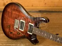 PRS SE Custom | Custom 24 - Orange Tiger Smokeburst 