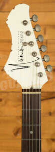 Novo Nucleus Left Handed Serus J | Olympic White - Tortoise Shell Pickguard