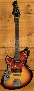 Novo Nucleus Left Handed Serus J | '64 3-Tone Burst - Tortoise Shell Pickguard