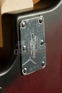 Sterling RAY5HH SUB Series StingRay 5 HH Bass - Ruby Red Burst Satin