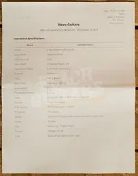 Novo Custom Series Serus J - Faded Sparkling Burgundy 