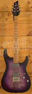 Schecter C-1 Standard Plus - Transparent Purple Burst