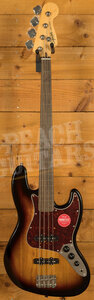 Squier Classic Vibe '60s Jazz Bass Fretless | Laurel - 3-Colour Sunburst