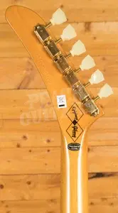 Epiphone Inspired By Gibson Custom 1958 Korina Explorer | Aged Natural - White Pickguard