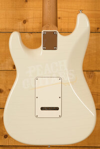 Suhr Classic S Antique Olympic White one-off with Roasted Maple Neck RW