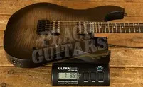 Schecter C-1 Standard Plus - Ebony - Ember Burst