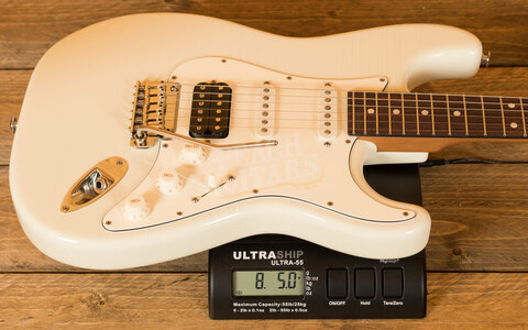 Suhr Classic S Antique Olympic White one-off with Roasted Maple Neck RW