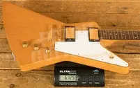 Epiphone Inspired By Gibson Custom 1958 Korina Explorer | Aged Natural - White Pickguard