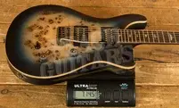 PRS SE Custom 24-08 Poplar Burl Limited Edition - Lake Blue Midnight Burst
