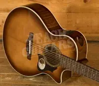 Ibanez AE Acoustic Guitars | AE3007FMH - Tobacco Edge Burst High Gloss - 7-String
