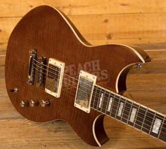 Reverend Set-Neck Series | Sensei RA FM - Violin Brown Flame Maple - Ebony *B-Stock*