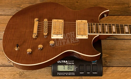 Reverend Set-Neck Series | Sensei RA FM - Violin Brown Flame Maple - Ebony *B-Stock*