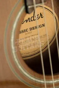 Fender CN-140SCE Nylon Thinline w/Hard Case - Natural