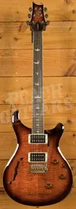 PRS SE Custom | Custom 24 Semi-Hollow Piezo - Orange Tiger Smokeburst