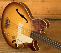 Epiphone Jack Casady Fretless Bass | Aged Royal Tan
