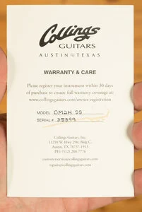 Collings OM2H - Natural - Short Scale
