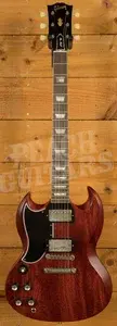 Gibson Custom 1961 Les Paul SG Standard Reissue Stop-Bar | Cherry Red - VOS *Left-Handed*