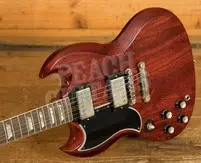 Gibson Custom 1961 Les Paul SG Standard Reissue Stop-Bar | Cherry Red - VOS *Left-Handed*
